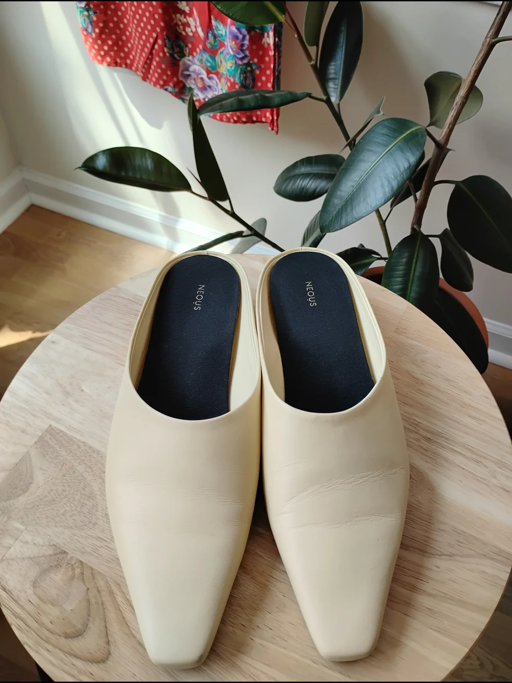 NEOUS Alba leather mules in 